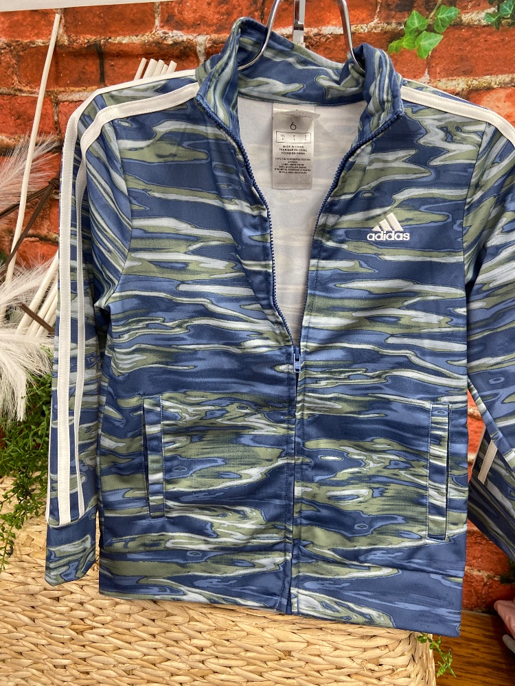 Youth adidas zip up jacket