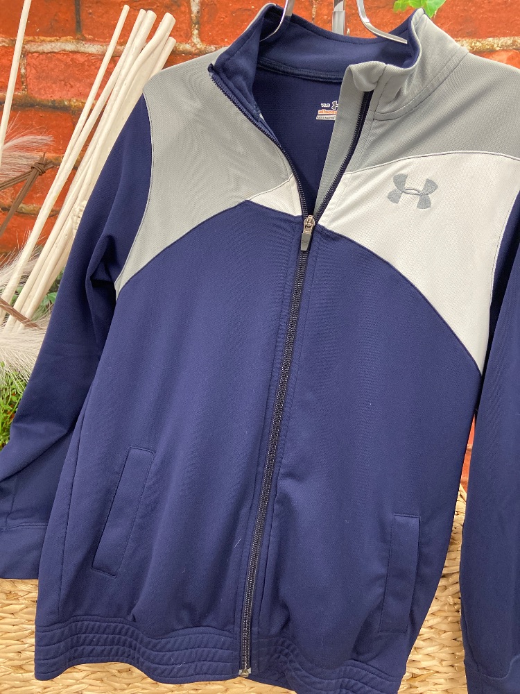 Under armour zip up jacket youth large