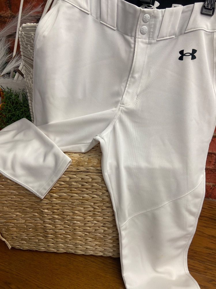 Under armour white baseball pants adult medium