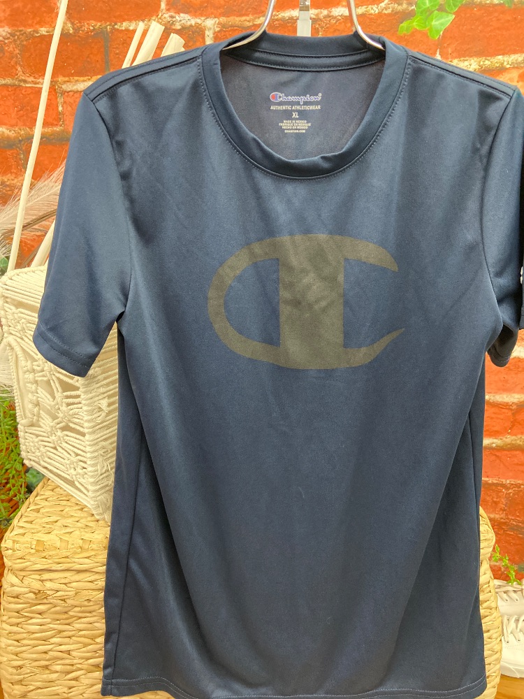 Champion drifit youth navy blue